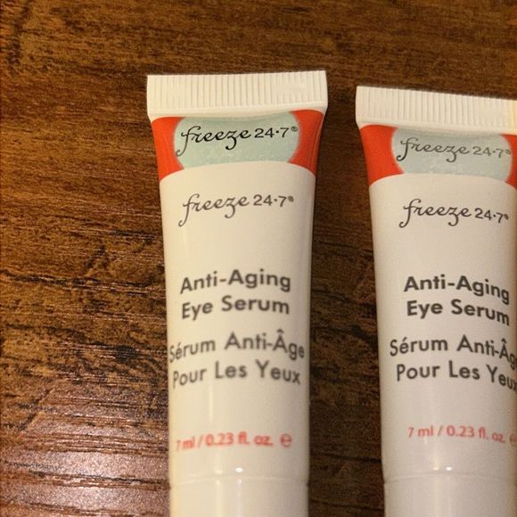 4 Packs, Freeze 24-7 Anti-Aging Eye Serum 0.23 fl oz/7 ml Travel Size NEW - Picture 2 of 6